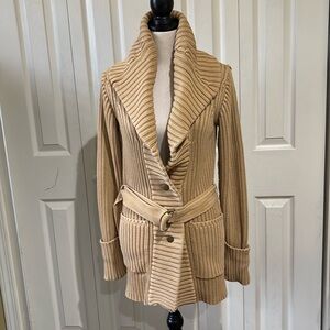 NWOT Free People Ryanne Long Haul Cardigan thick and warm heavy.